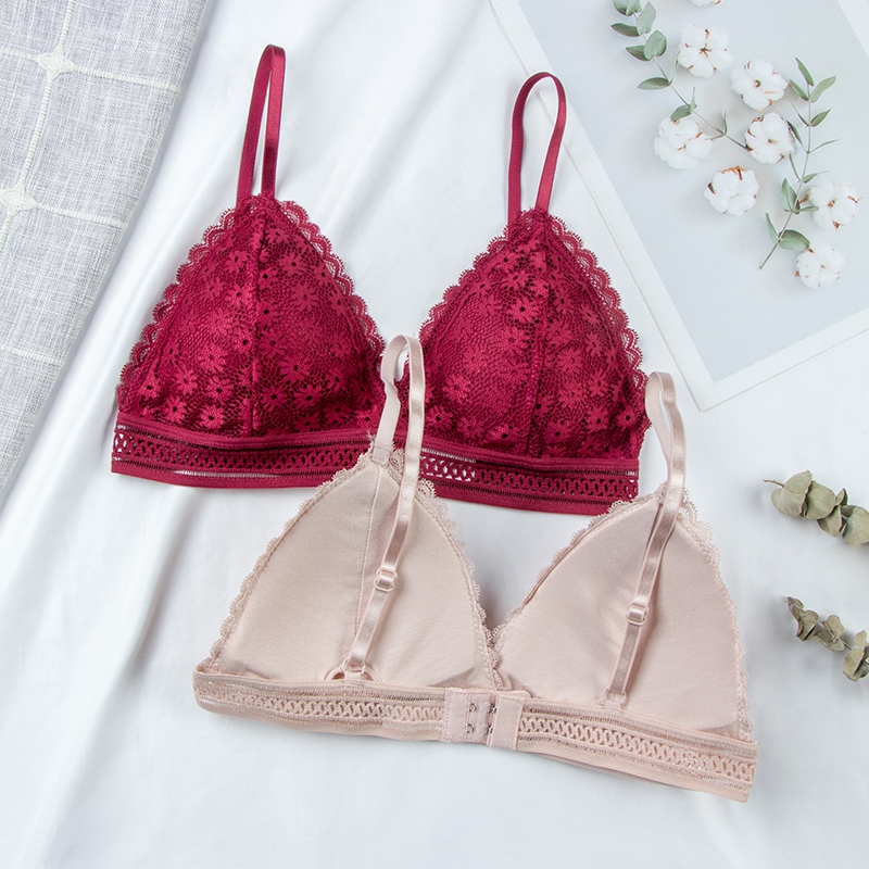 Sheer Bra Lace - Sexy Floral Lace Bra Top For