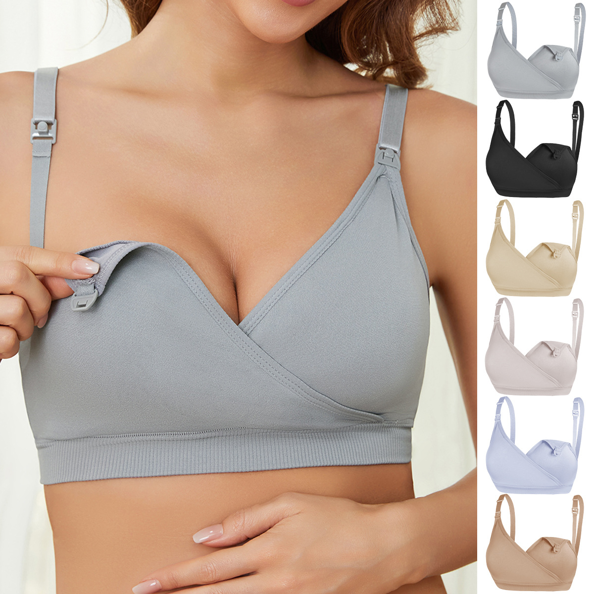 Wire-Free Maternity Nursing Br - đánh giá và giá Nursing Bra Clip