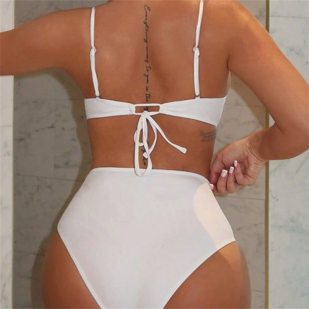White Sling Bikini Bra Back La - đánh giá và giá Underwire Bra Padded