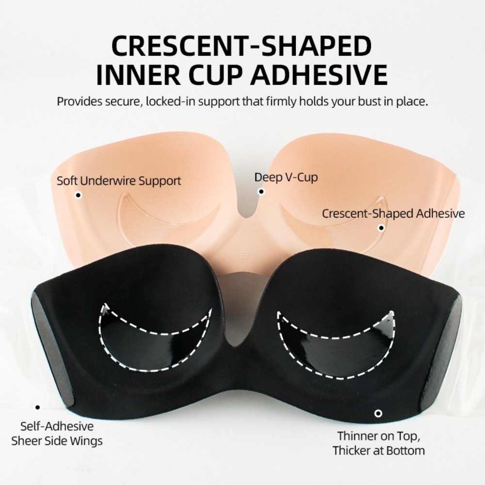 Breathable Seamless Invisible  - đánh giá và giá Backless Bra Sticky