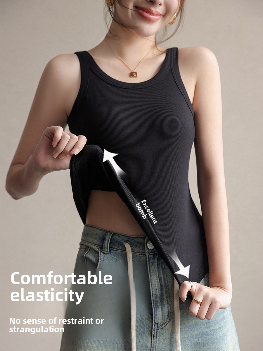 2025 Summer Women Strappy Tank - đánh giá và giá T Shirt Bra Seamless