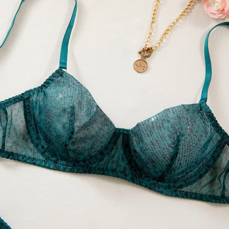 2pcs/Set Woman Lingerie Gather - đánh giá và giá Sheer Mesh Bra