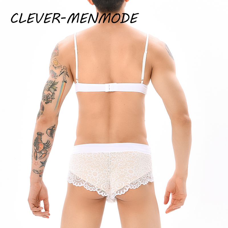 Men Sexy Crossdressing Erotic  - đánh giá và giá Sheer Mesh Bra