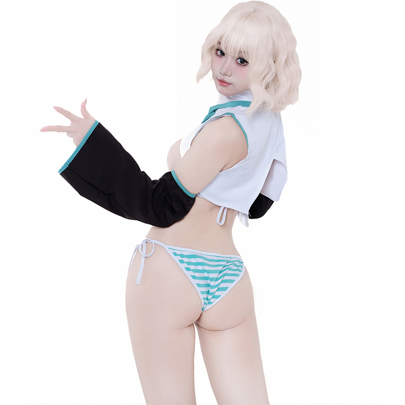 SENMHS Anime Sexy Miku Uniform - đánh giá và giá Lace Bralette Set